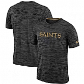Men's Nike New Orleans Saints Black Velocity Performance T-Shirt,baseball caps,new era cap wholesale,wholesale hats